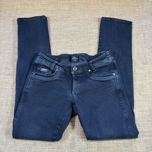 KUHL Woman's Mova Black Straight Leg Low-Rise Denim Jeans Size 4 Reg 28x31